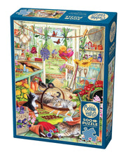Cobble Hill - Potting Shed Cats | 500 Piece Games & Toys
