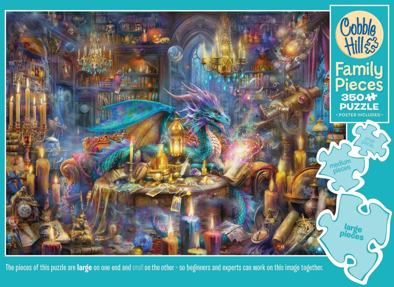 Cobble Hill - The Library Keeper | Family Pieces 350 Games & Toys