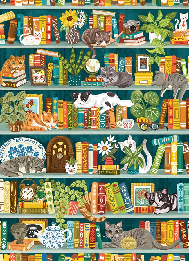 Cobble Hill - The Purrfect Bookshelf Toys & Games