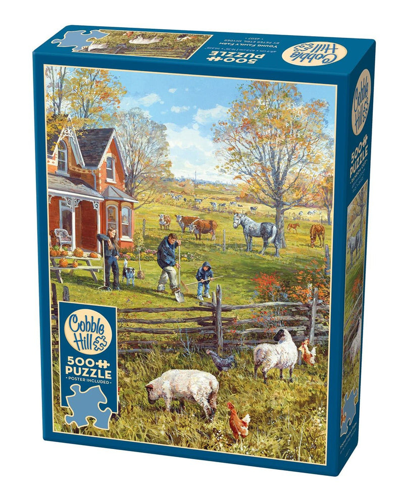 Cobble Hill - Young Family Farm | 500 Piece Games & Toys