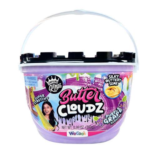 COMPOUND KINGS Fluffy Butter Cloudz Compound Bucket For Girls & Boys | Sensory Toys | Non - Toxic & Non - Sticky | Stress Re Toys & Games 11.99 Oz Random Pick