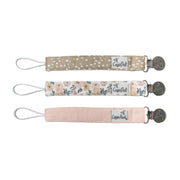 Copper Pearl - 3 - Pack Binky Clips Baby & Toddler Autumn