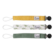 Copper Pearl - 3 - Pack Binky Clips Baby & Toddler Fern