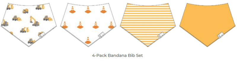 Copper Pearl - 4 - Pack Baby Bandana Bibs Baby & Toddler Adventure Dozer