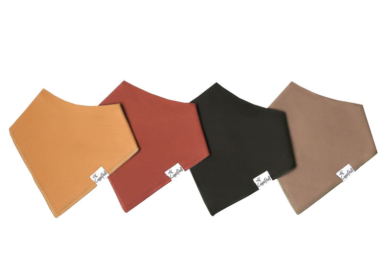 Copper Pearl - 4 - Pack Baby Bandana Bibs Baby & Toddler Adventure Dune
