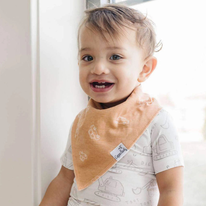 Copper Pearl - 4 - Pack Baby Bandana Bibs Baby & Toddler Adventure Gage