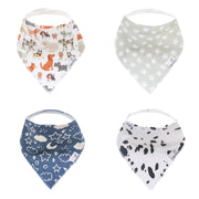 Copper Pearl - 4 - Pack Baby Bandana Bibs Baby & Toddler Adventure Rufus