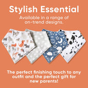 Copper Pearl - 4 - Pack Baby Bandana Bibs Baby & Toddler Adventure Rufus
