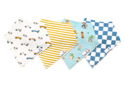 Copper Pearl - 4 - Pack Baby Bandana Bibs Baby & Toddler Adventure Speedster