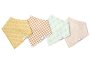Copper Pearl - 4 - Pack Baby Bandana Bibs Baby & Toddler Adventure Vance