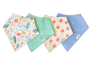 Copper Pearl - 4 - Pack Baby Bandana Bibs Baby & Toddler Adventure Veggies