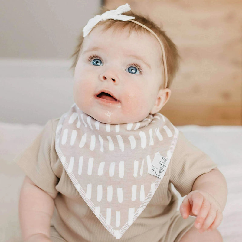 Copper Pearl - 4 - Pack Baby Bandana Bibs Baby & Toddler Core Bliss