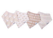 Copper Pearl - 4 - Pack Baby Bandana Bibs Baby & Toddler Core Bliss