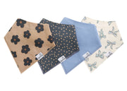 Copper Pearl - 4 - Pack Baby Bandana Bibs Baby & Toddler Core Gemma In Tan