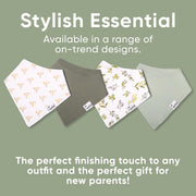 Copper Pearl - 4 - Pack Baby Bandana Bibs Baby & Toddler Core Haven