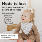 Copper Pearl - 4 - Pack Baby Bandana Bibs Baby & Toddler Core Haven