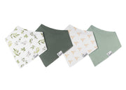 Copper Pearl - 4 - Pack Baby Bandana Bibs Baby & Toddler Core Haven