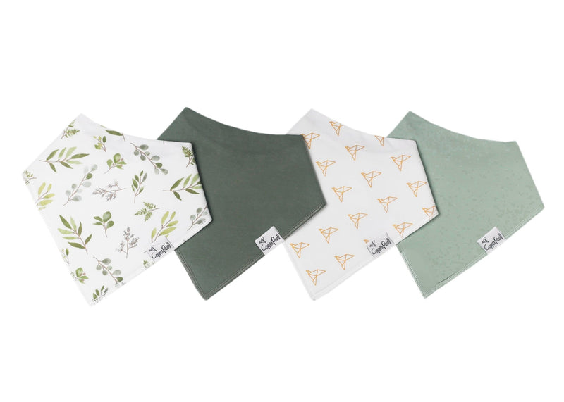 Copper Pearl - 4 - Pack Baby Bandana Bibs Baby & Toddler Core Haven