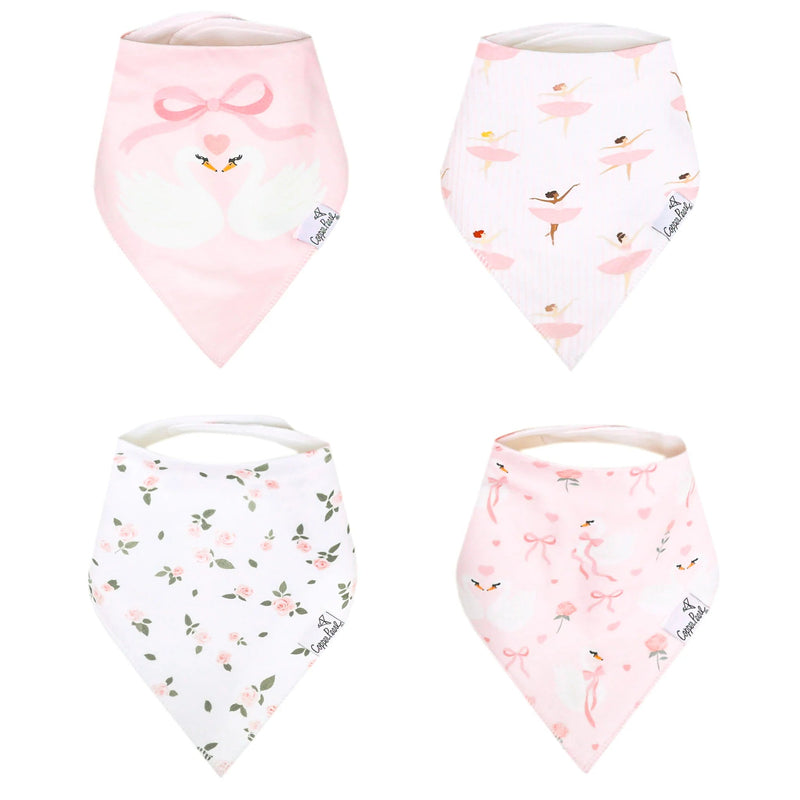 Copper Pearl - 4 - Pack Baby Bandana Bibs Baby & Toddler Core Katerina