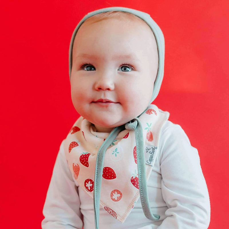 Copper Pearl - 4 - Pack Baby Bandana Bibs Baby & Toddler Floral Clementine
