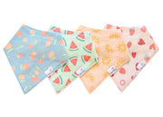 Copper Pearl - 4 - Pack Baby Bandana Bibs Baby & Toddler Floral Clementine