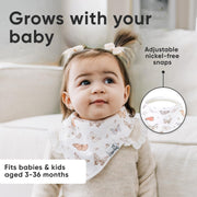 Copper Pearl - 4 - Pack Baby Bandana Bibs Baby & Toddler Floral Flora