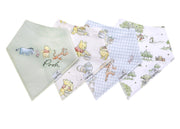 Copper Pearl - 4 - Pack Baby Bandana Bibs Baby & Toddler Licensed Hundred Acre Wood