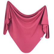 Copper Pearl - Berry Ribbed Swaddle Blanket Mother & Baby