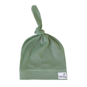 Copper Pearl - Clover Ribbed Top Knot Hat Apparel & Accessories