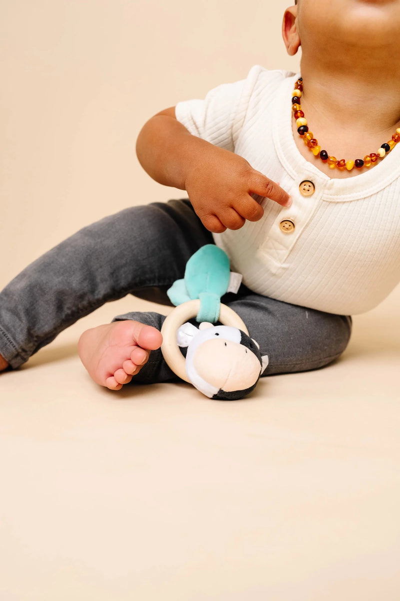 Copper Pearl - Grab & Rattle Mother & Baby Colby