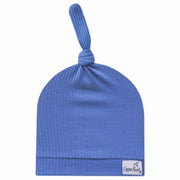 Copper Pearl - Indigo Ribbed Top Knot Hat Apparel & Accessories