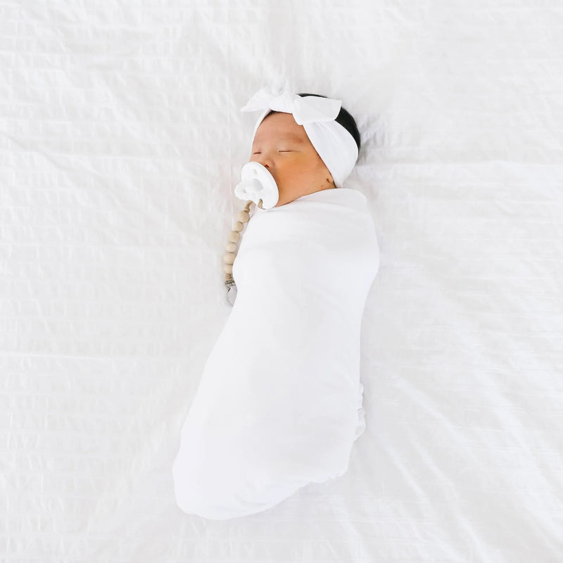 Copper Pearl - Knit Headband Bow Apparel & Accessories Dove