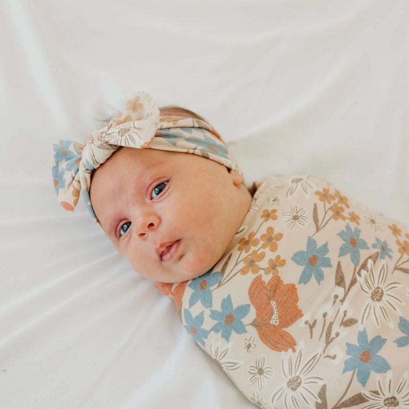 Copper Pearl - Knit Headband Bow Apparel & Accessories Eden