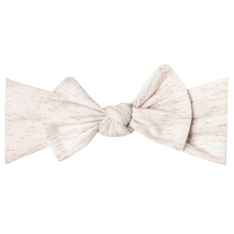 Copper Pearl - Knit Headband Bow Apparel & Accessories Oat