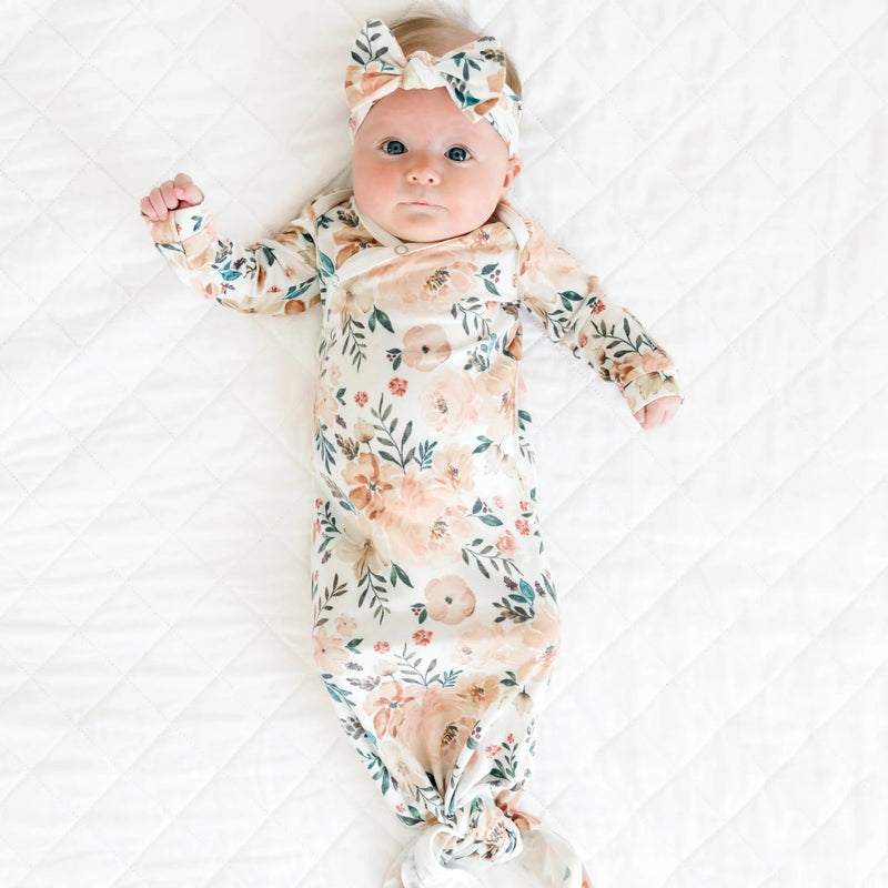 Copper Pearl - Knotted Gown Mother & Baby Zara