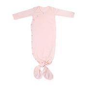 Copper Pearl - Knotted Gown - Newborn Sleepers Baby & Toddler Blush