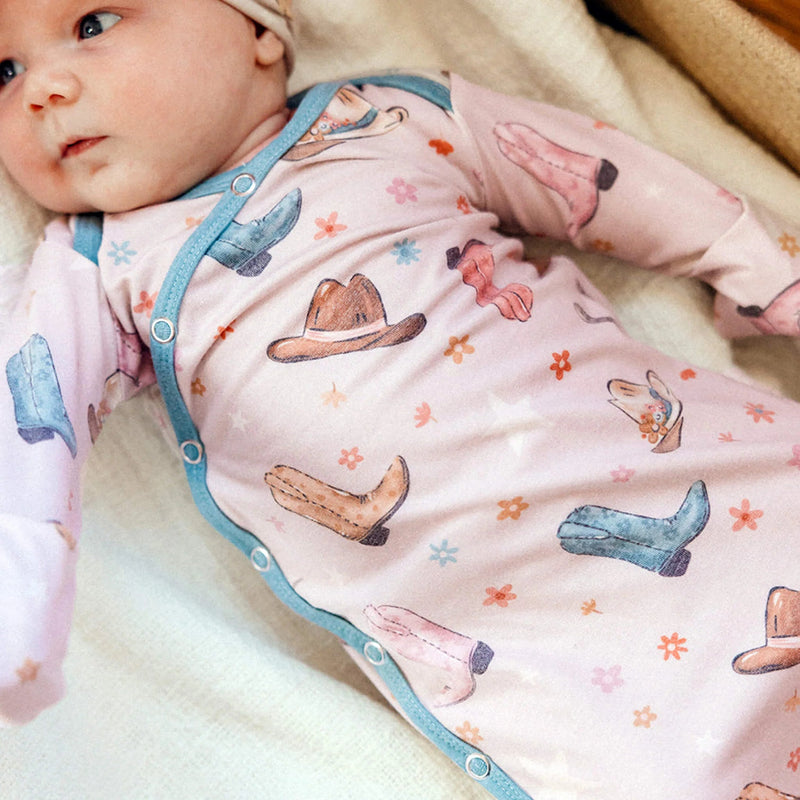 Copper Pearl - Knotted Gown - Newborn Sleepers Baby & Toddler Cheyenne