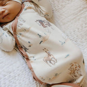 Copper Pearl - Knotted Gown - Newborn Sleepers Baby & Toddler Montana