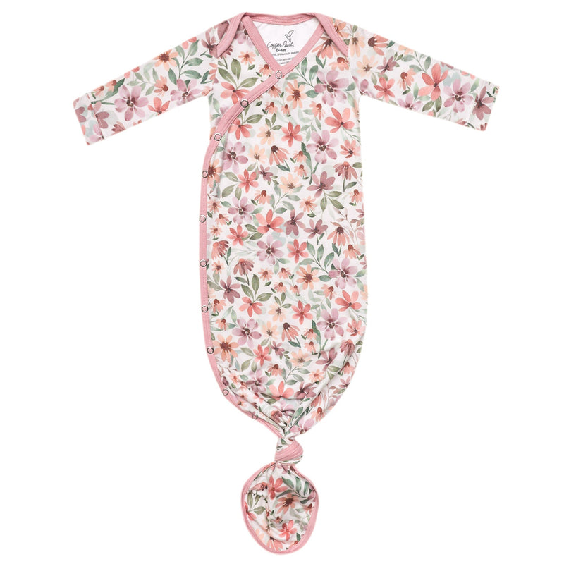 Copper Pearl - Knotted Gown - Newborn Sleepers Baby & Toddler Natalie
