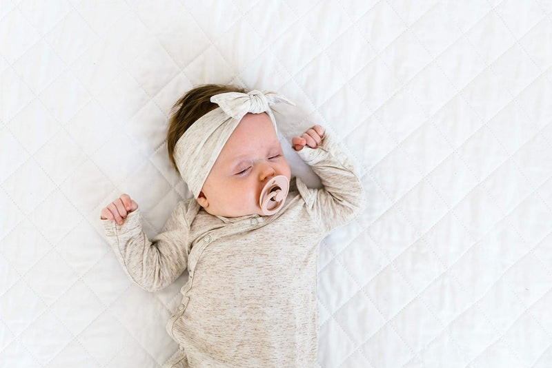 Copper Pearl - Knotted Gown - Newborn Sleepers Baby & Toddler Oat