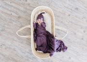 Copper Pearl - Knotted Gown - Newborn Sleepers Baby & Toddler Plum