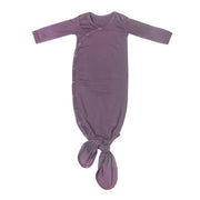 Copper Pearl - Knotted Gown - Newborn Sleepers Baby & Toddler Plum