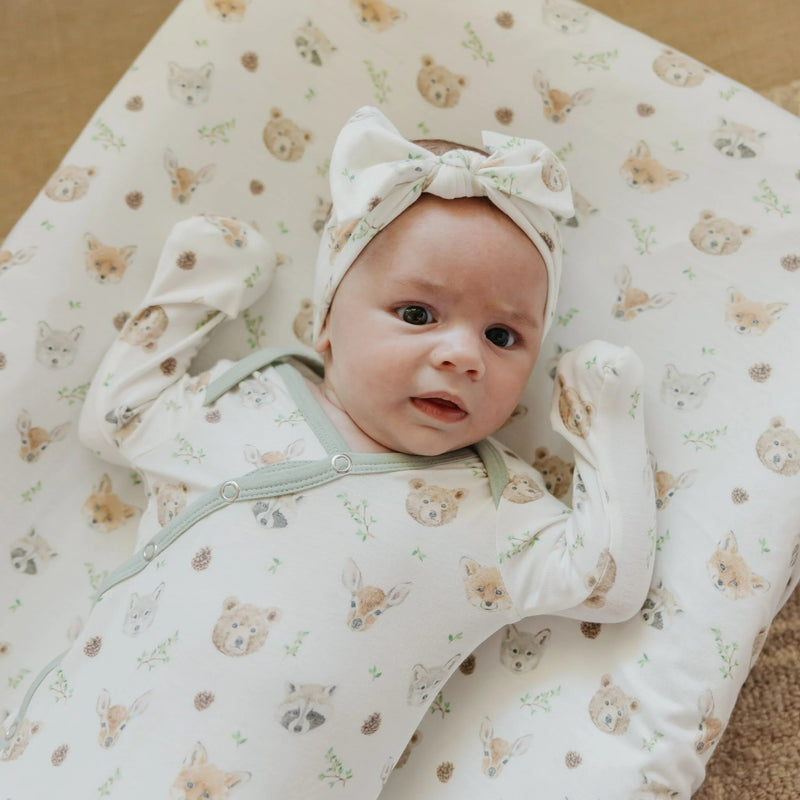 Copper Pearl - Knotted Gown - Newborn Sleepers Baby & Toddler Wilder