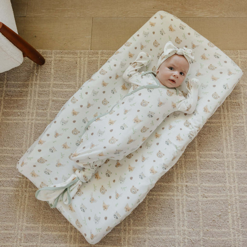 Copper Pearl - Knotted Gown - Newborn Sleepers Baby & Toddler Wilder