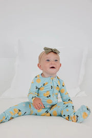 Copper Pearl - Lucy Bamboo Zip - up Footie Pajama - Newborn Apparel & Accessories