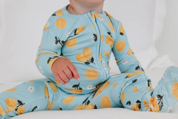 Copper Pearl - Lucy Bamboo Zip - up Footie Pajama - Newborn Apparel & Accessories