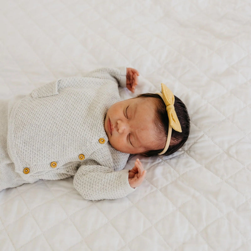 Copper Pearl - Marigold Bowtie Nylon Bow Apparel & Accessories