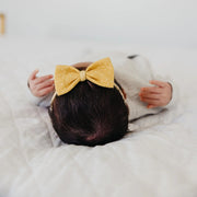 Copper Pearl - Marigold Bowtie Nylon Bow Apparel & Accessories
