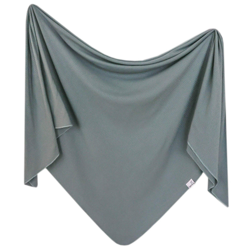 Copper Pearl - Moss Ribbed Swaddle Blanket Mother & Baby