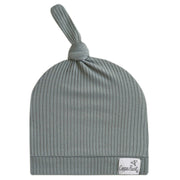 Copper Pearl - Moss Ribbed Top Knot Hat Apparel & Accessories